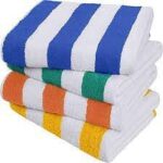 Striped Cotton beach towels. Microfiber beach towels